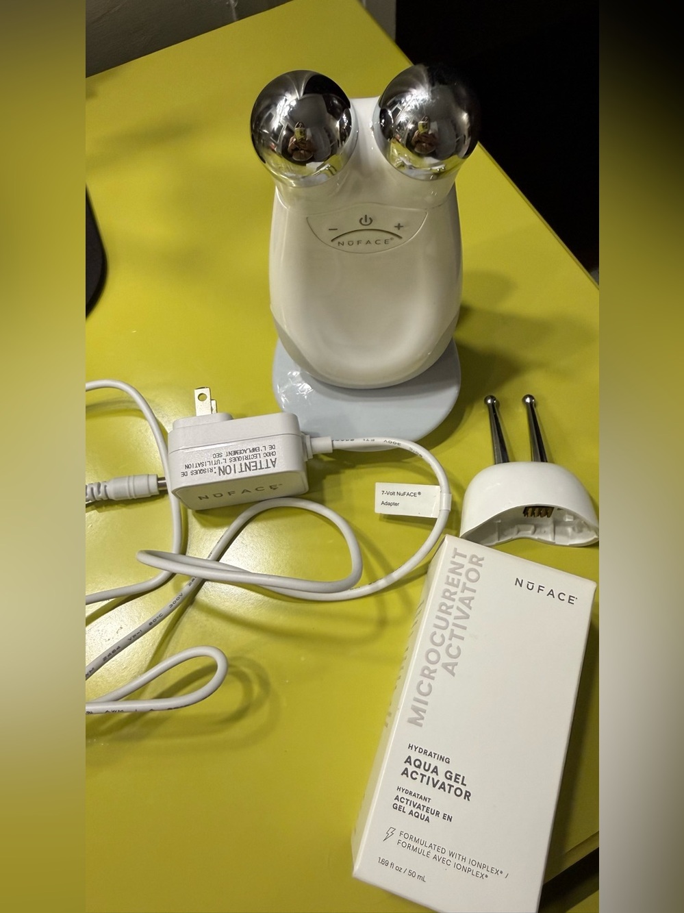 NuFACE Trinity + Trinity ELE Attachment Set with unopened activator gel